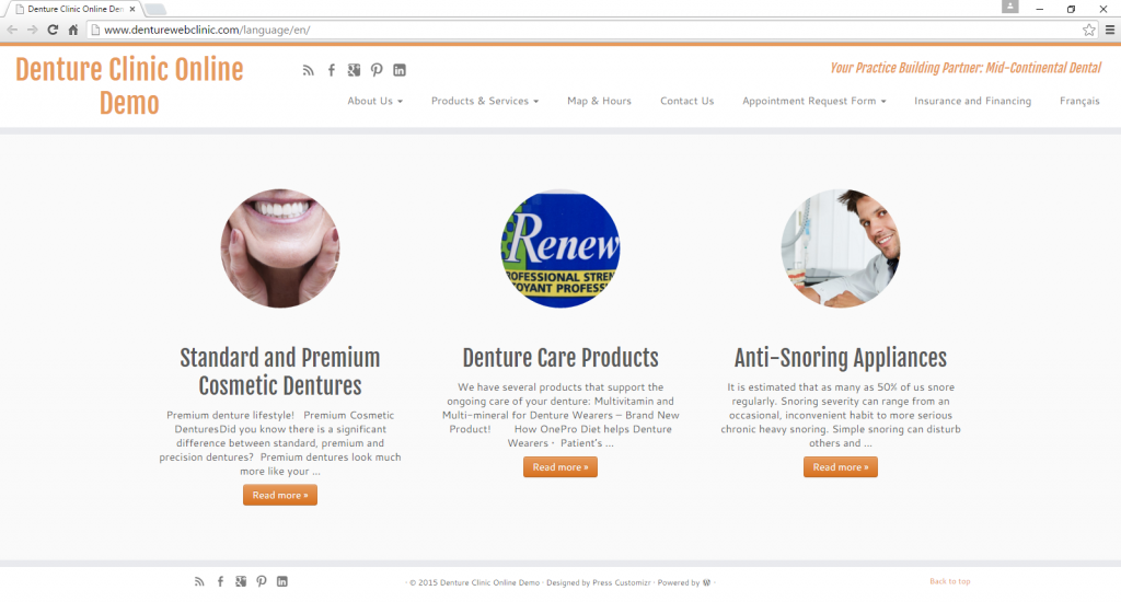 denturist website, mobile denturist website, custom denturist website, denturist search engine optimization, denturist logo, denturist stationery, denturist Websites, Website for my denture clinic, denture clinic website, clinic website