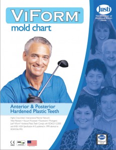 Justi ViForm Mold Chart Justi ViForm Mold Chart, Justi ViForm Mould Chart, Justi ViForm teeth chart, Justi ViForm molds, Justi ViForm moulds,acrylic teeth mould chart,acrylic teeth mold chart, Justi ViForm anterior chart, Justi ViForm posterior chart